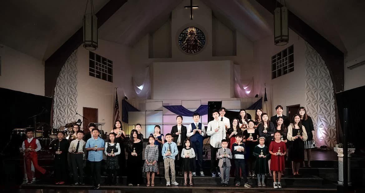 Competition day — trophies