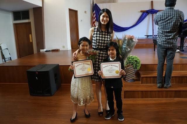 Students with performance certificates